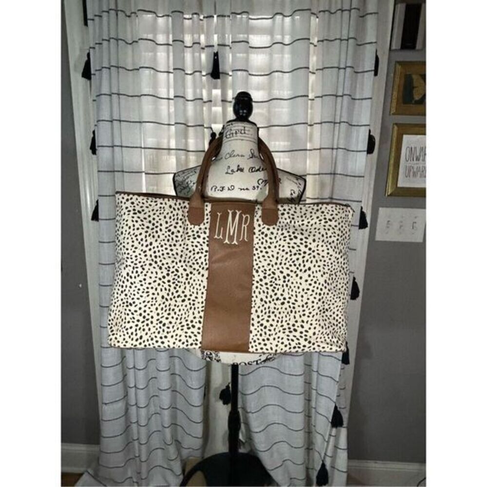 Marleylilly Monogrammed Weekend Tote Bag
